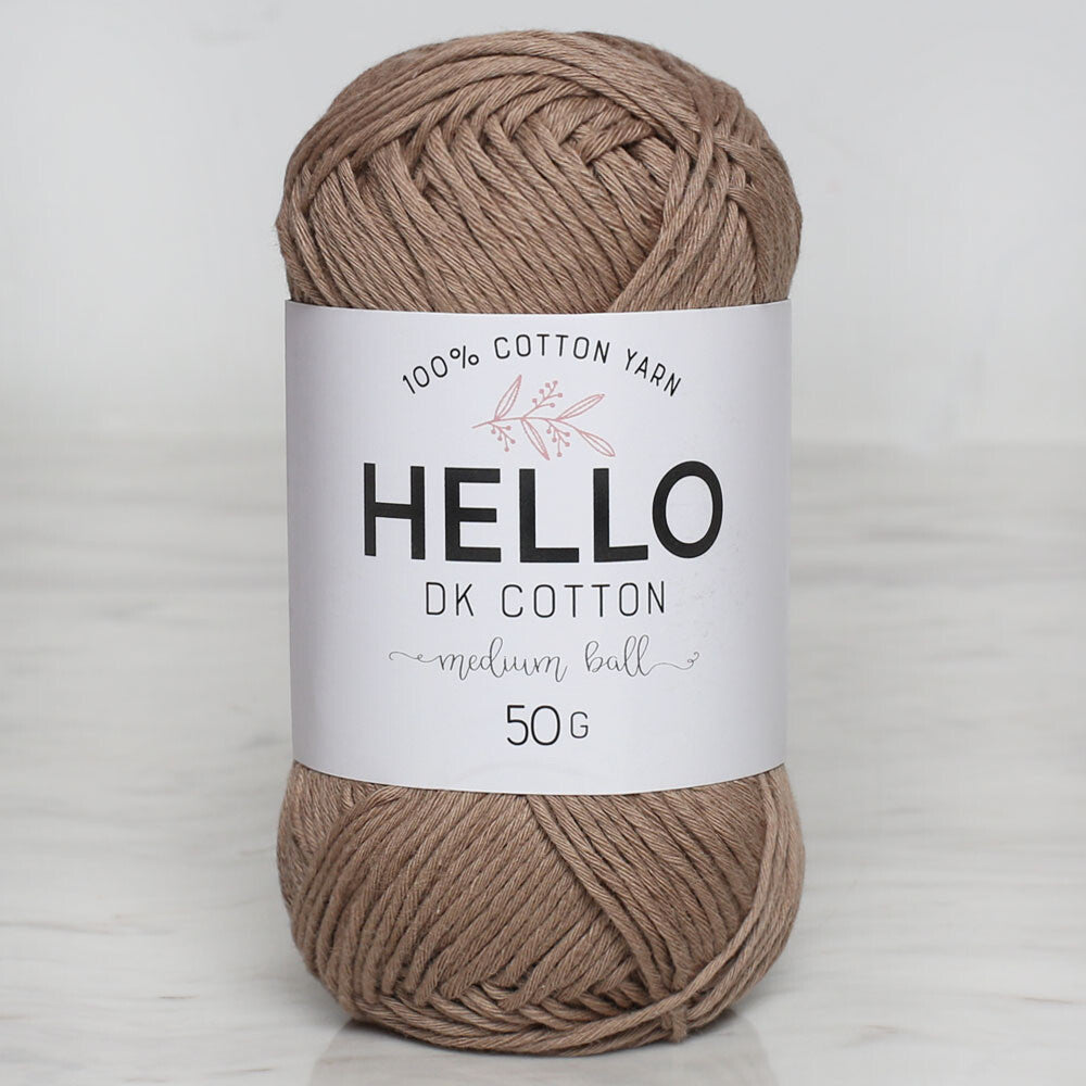 Hello Knitting Yarn, Beige - 128