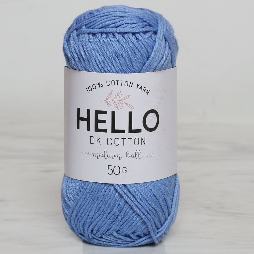 Hello Knitting Yarn, Blue - 148