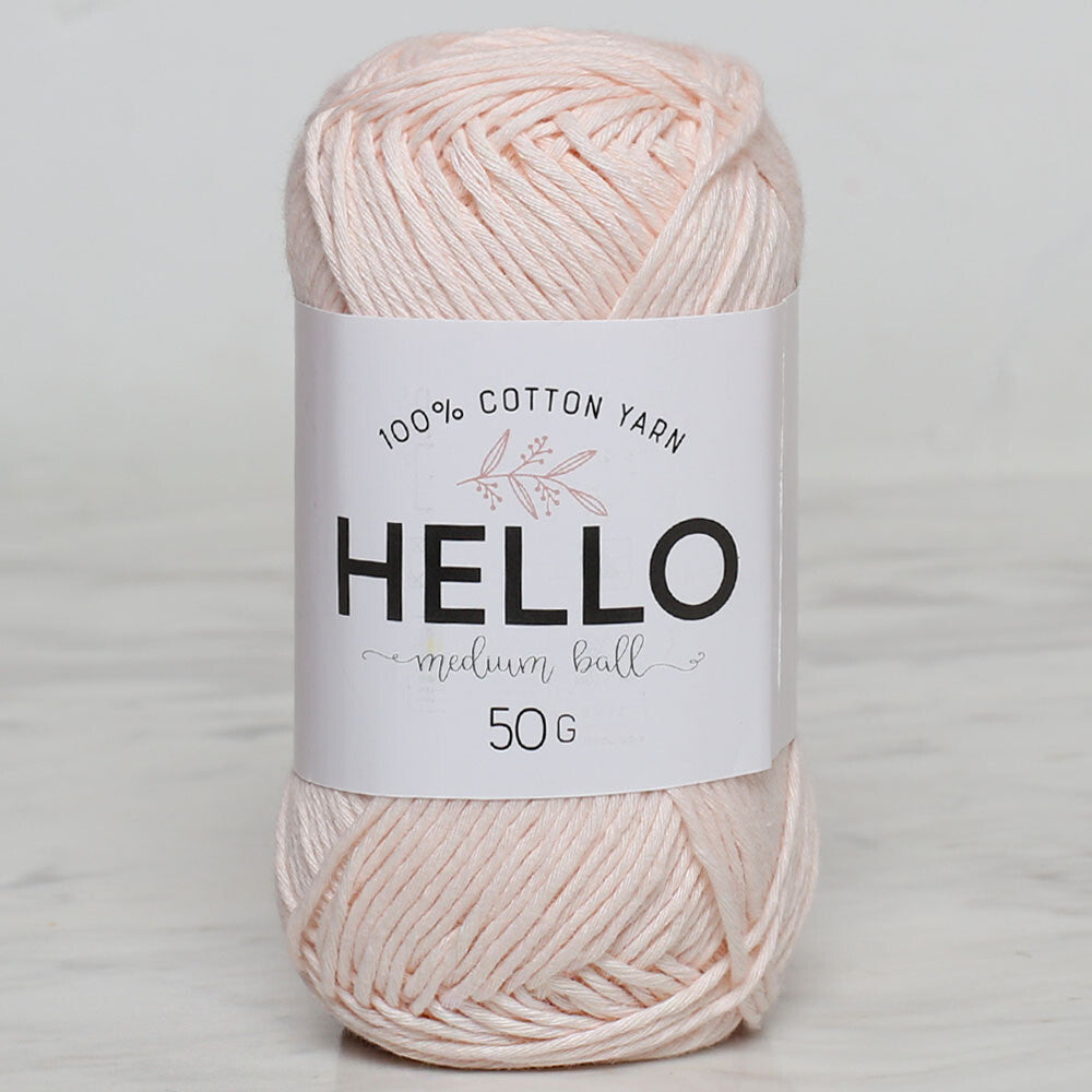 Hello Knitting Yarn, Light Powder - 161