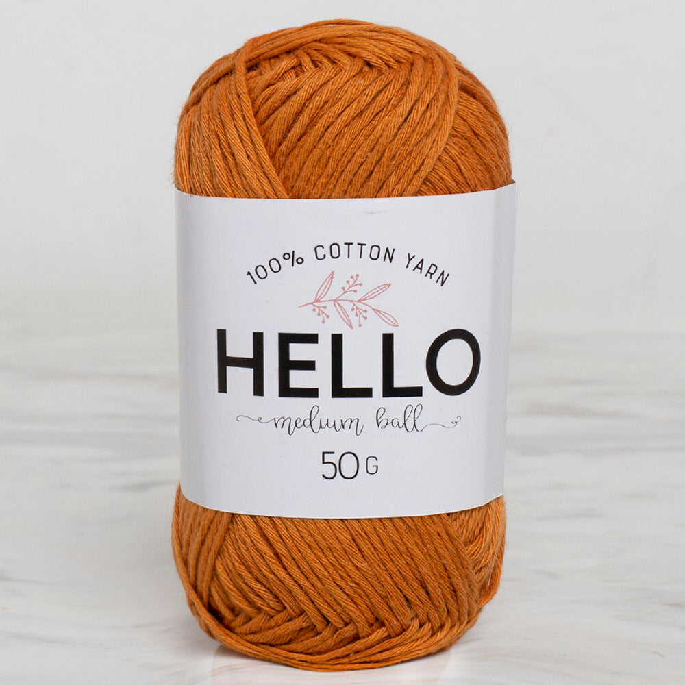 Hello Knitting Yarn, Cinnamon - 166