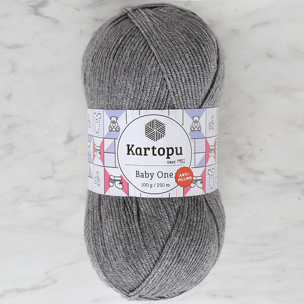 Kartopu Baby One Knitting Yarn, Grey - K1002