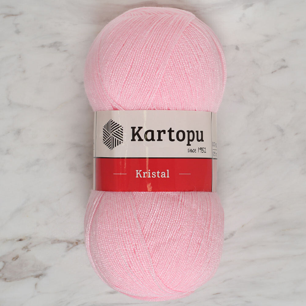 Kartopu Kristal Bebe Knitting Yarn, Pink - K788