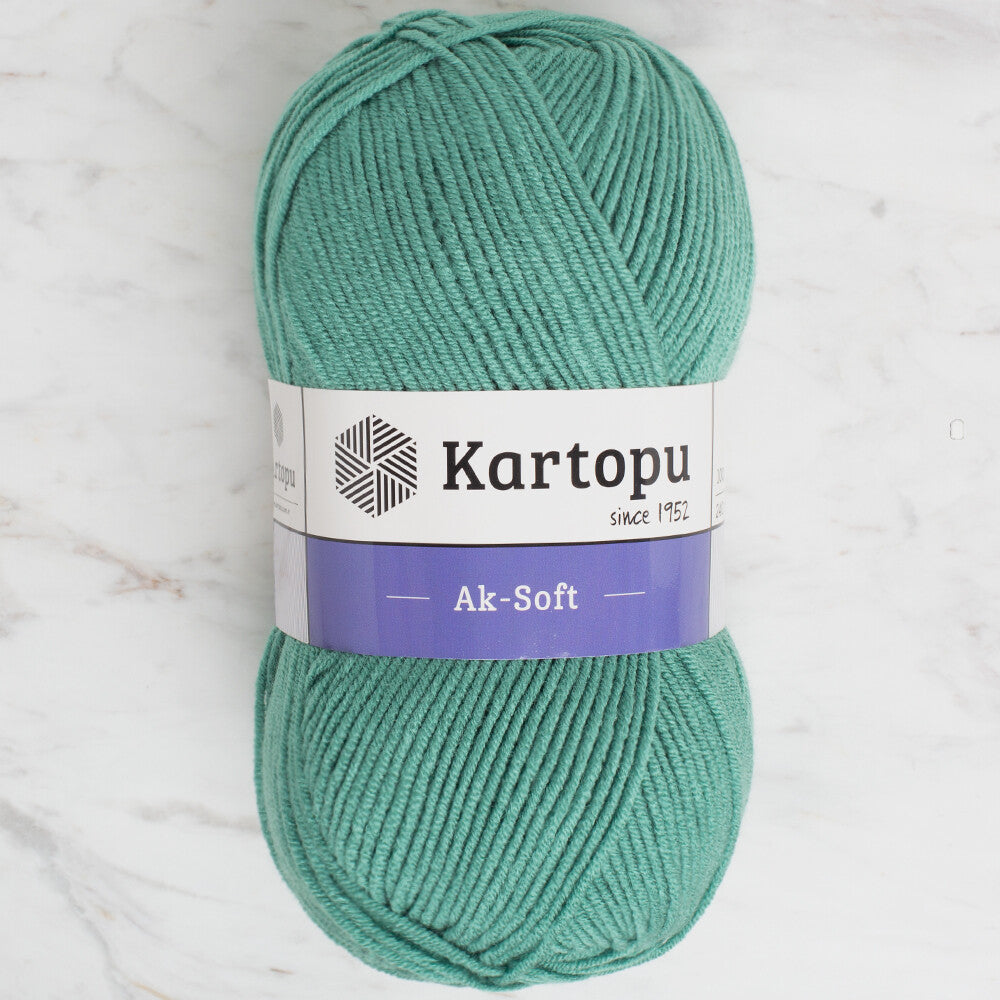 Kartopu Ak-soft Yarn, Green - K472