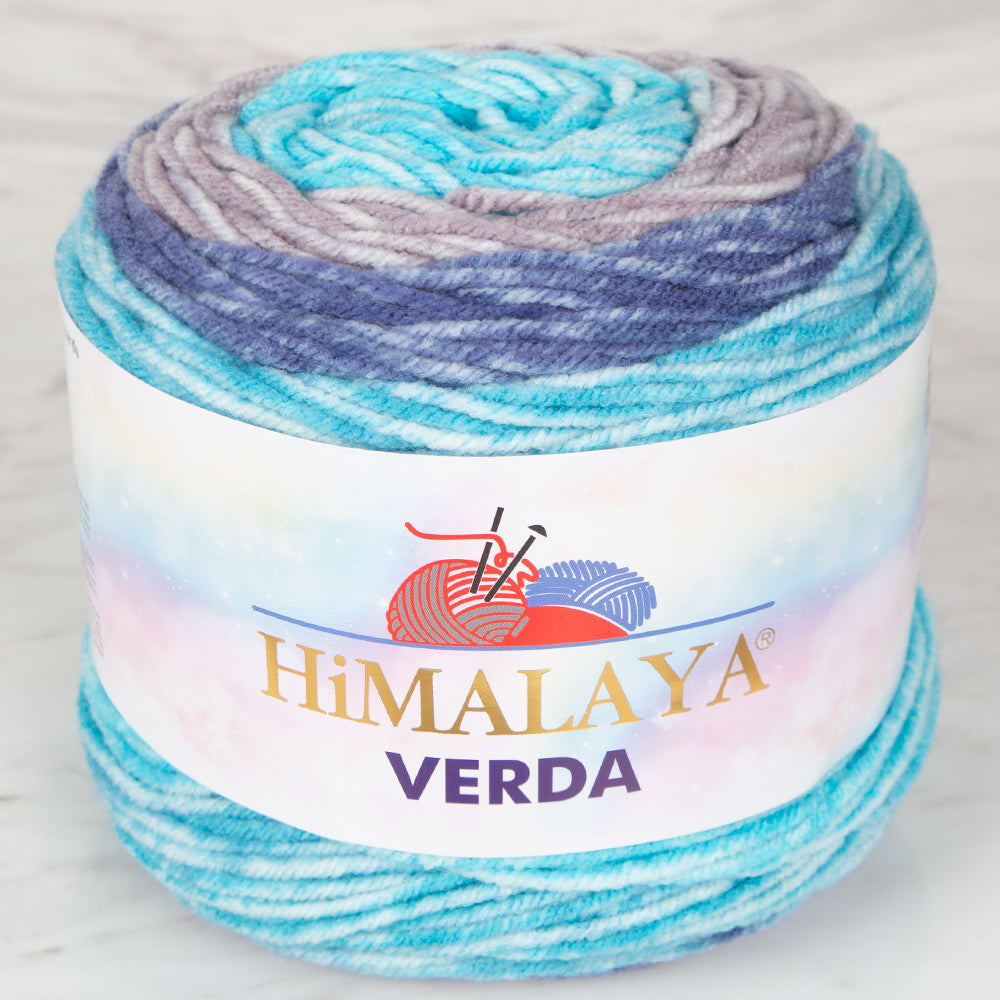 Himalaya Verda Knitting Yarn , Variegated  - 1048 - 06