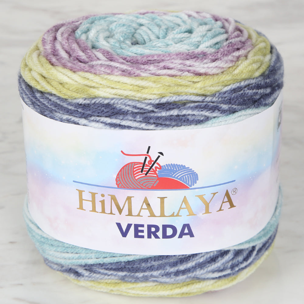 Himalaya Verda Knitting Yarn , Variegated  - 1048 - 09