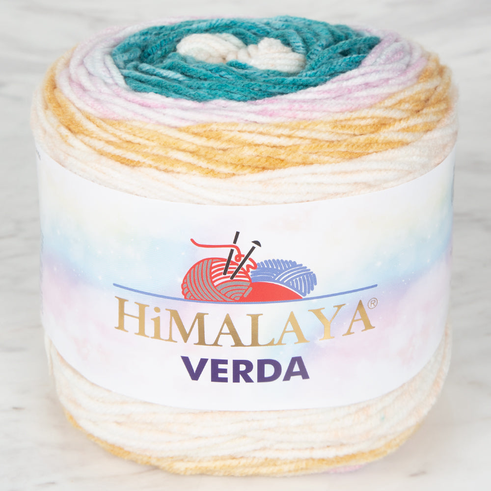 Himalaya Verda Knitting Yarn , Variegated  - 1048 - 10