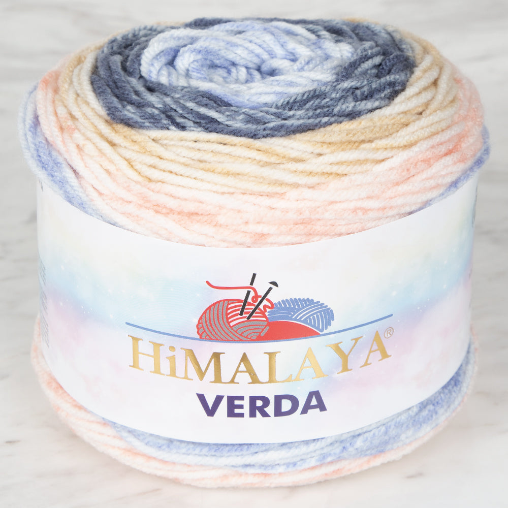 Himalaya Verda Knitting Yarn , Variegated  - 1048 - 11