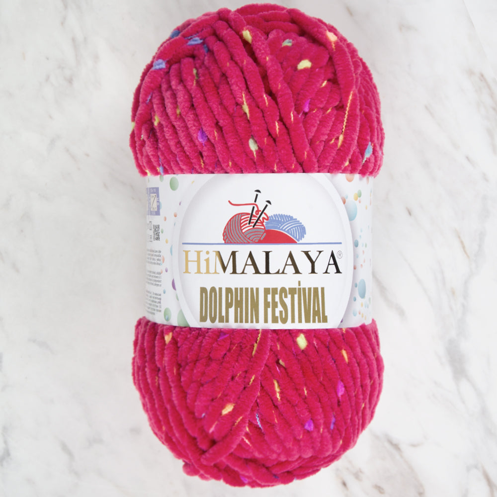 Himalaya Dolphin Festival Knitting Yarn, Fuchsia - 81114