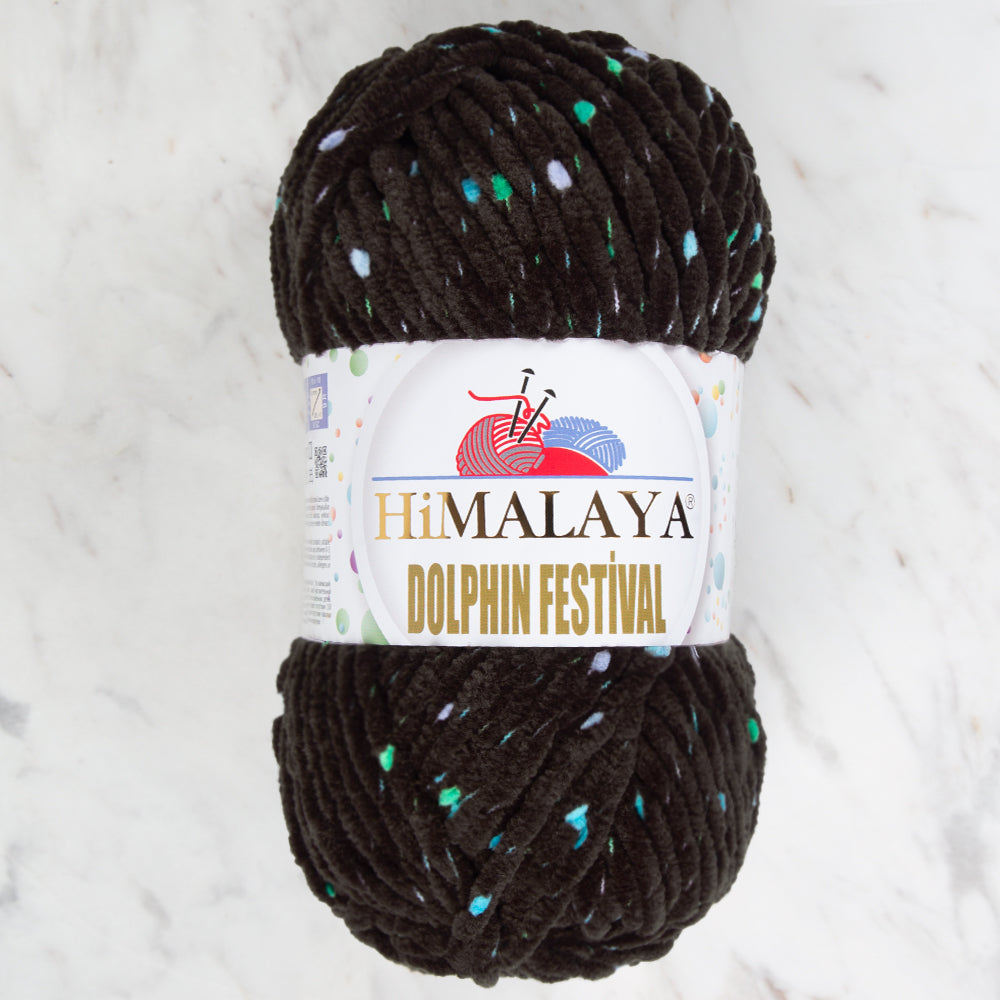 Himalaya Dolphin Festival Knitting Yarn, Brown - 81143