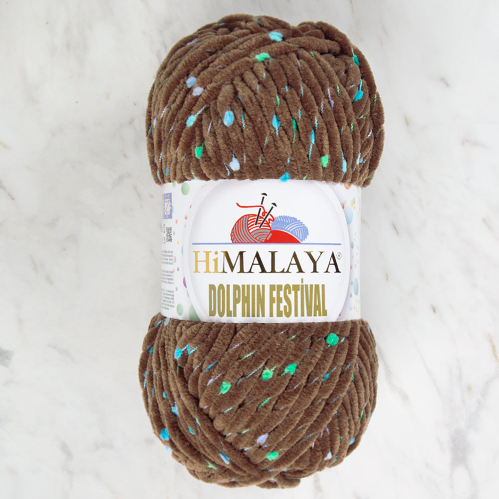 Himalaya Dolphin Festival Knitting Yarn, Green - 81166