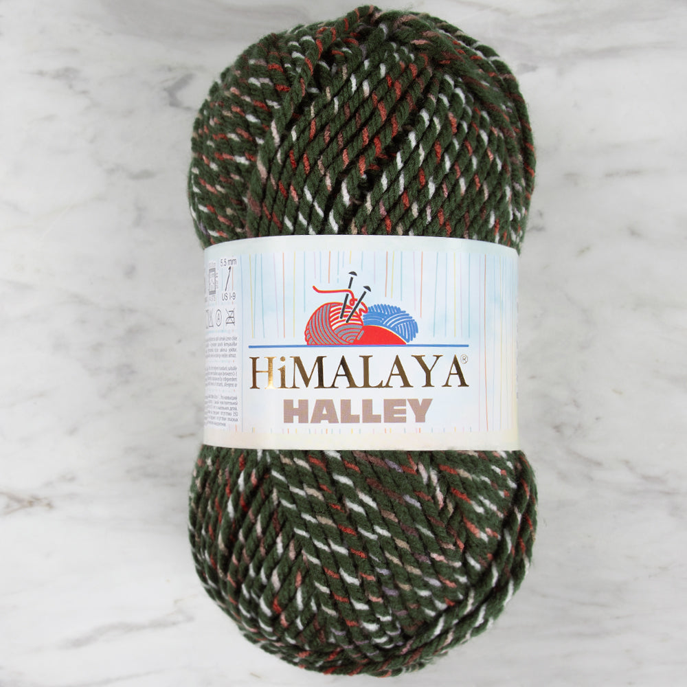 Himalaya Halley Hand Knitting Yarn, Green - 78007