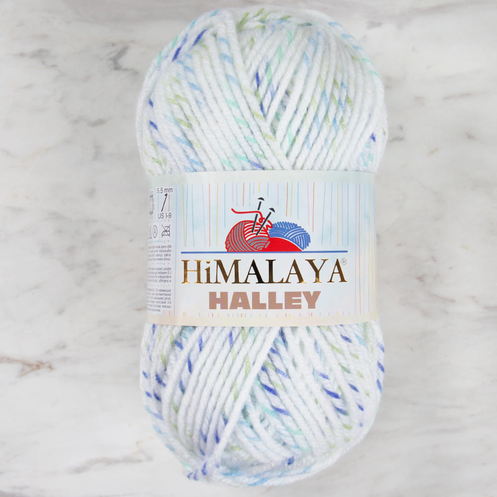 Himalaya Halley Hand Knitting Yarn, White - 78017