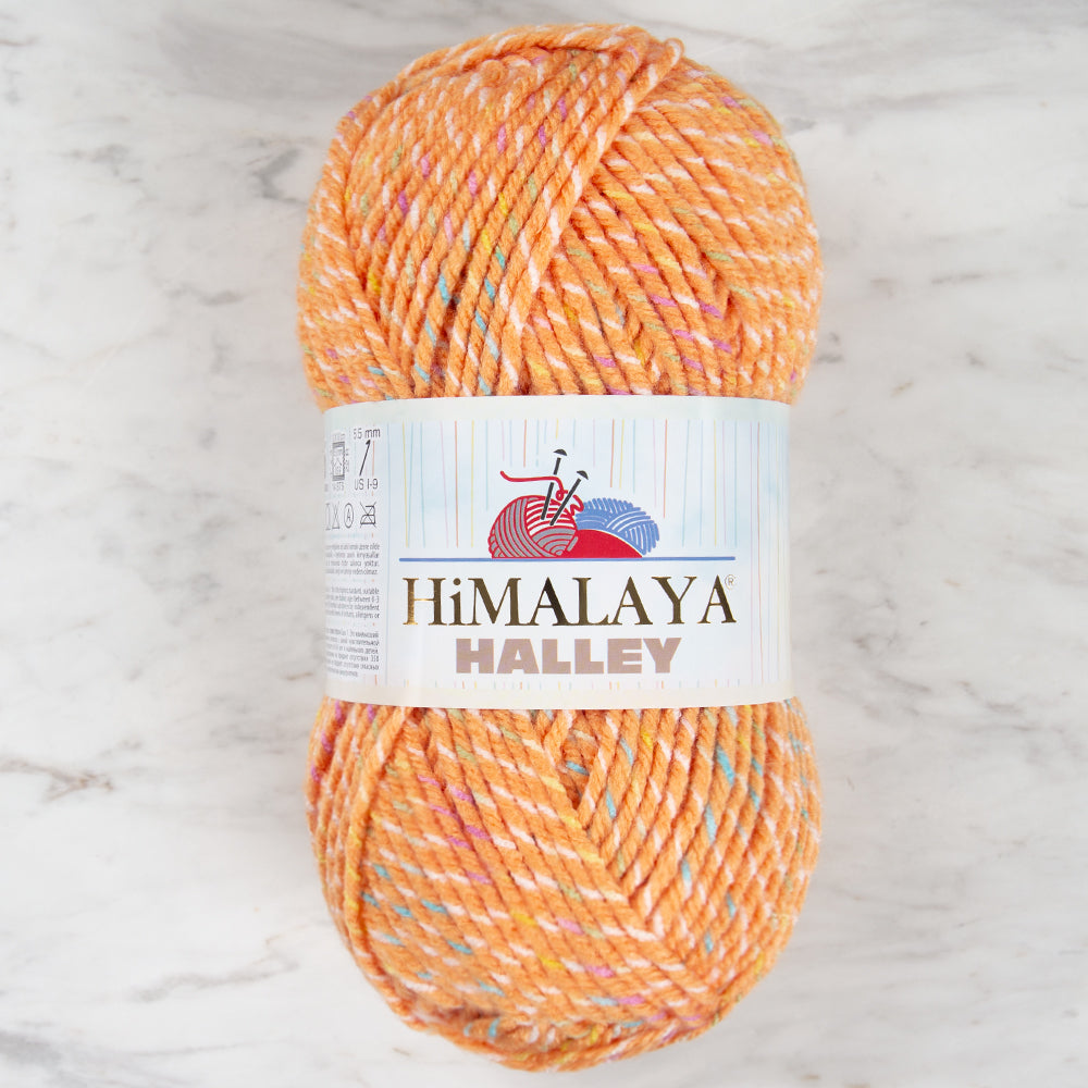 Himalaya Halley Hand Knitting Yarn, Orange - 78022