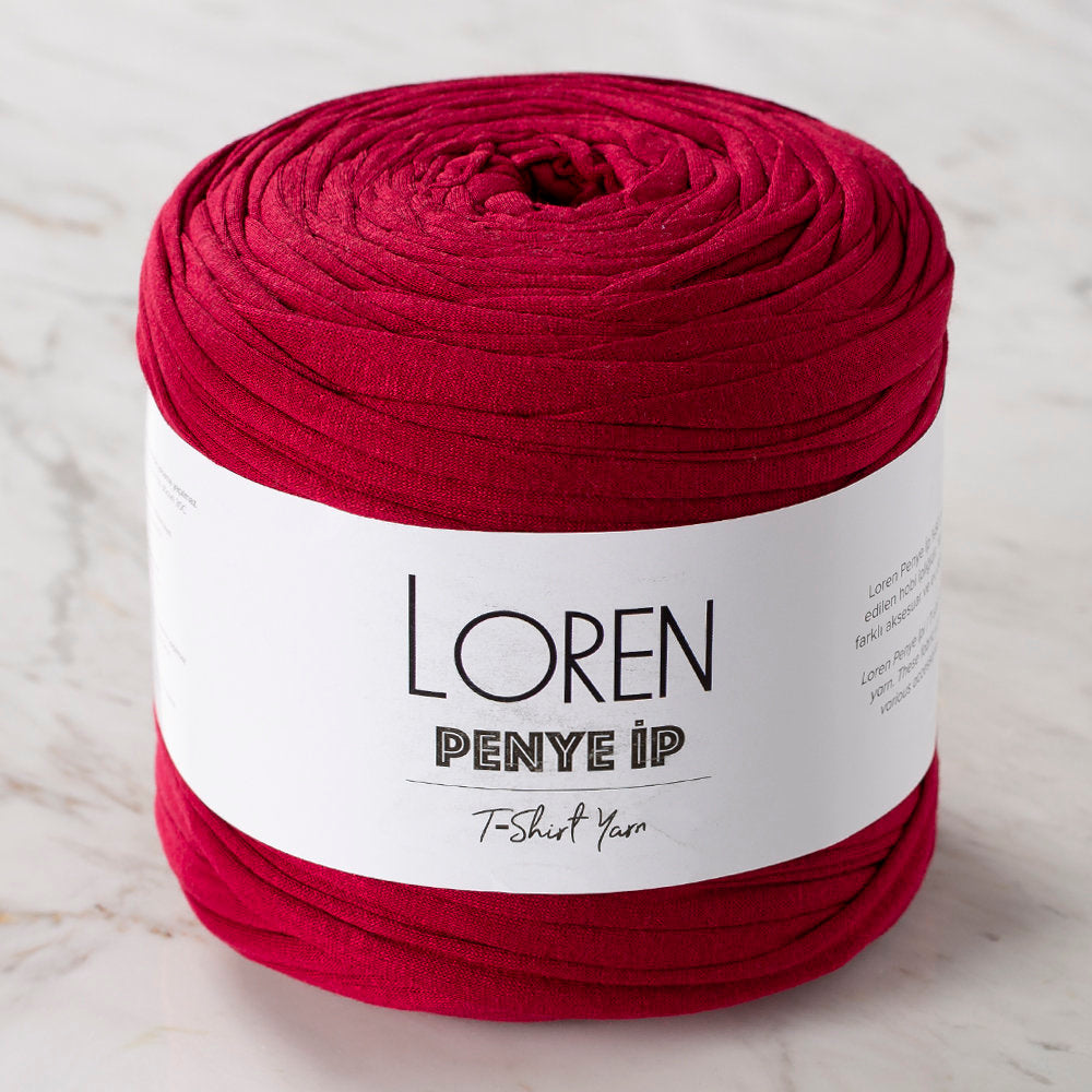 Loren T-shirt Yarn, Claret - 6