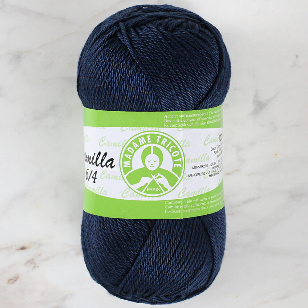 Madame Tricote Paris Camilla 50gr Yarn, Navy Blue - 5058