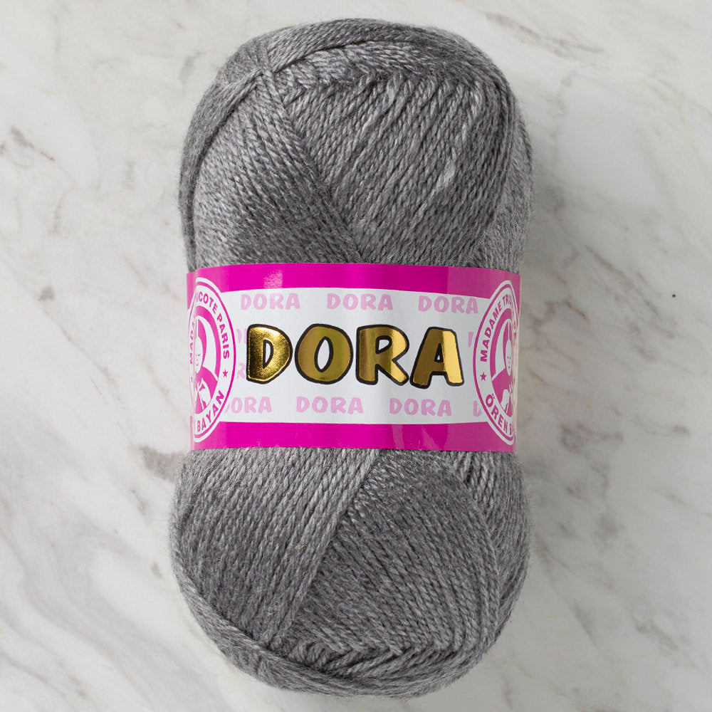 Madame Tricote Paris Dora Yarn, Grey - 008