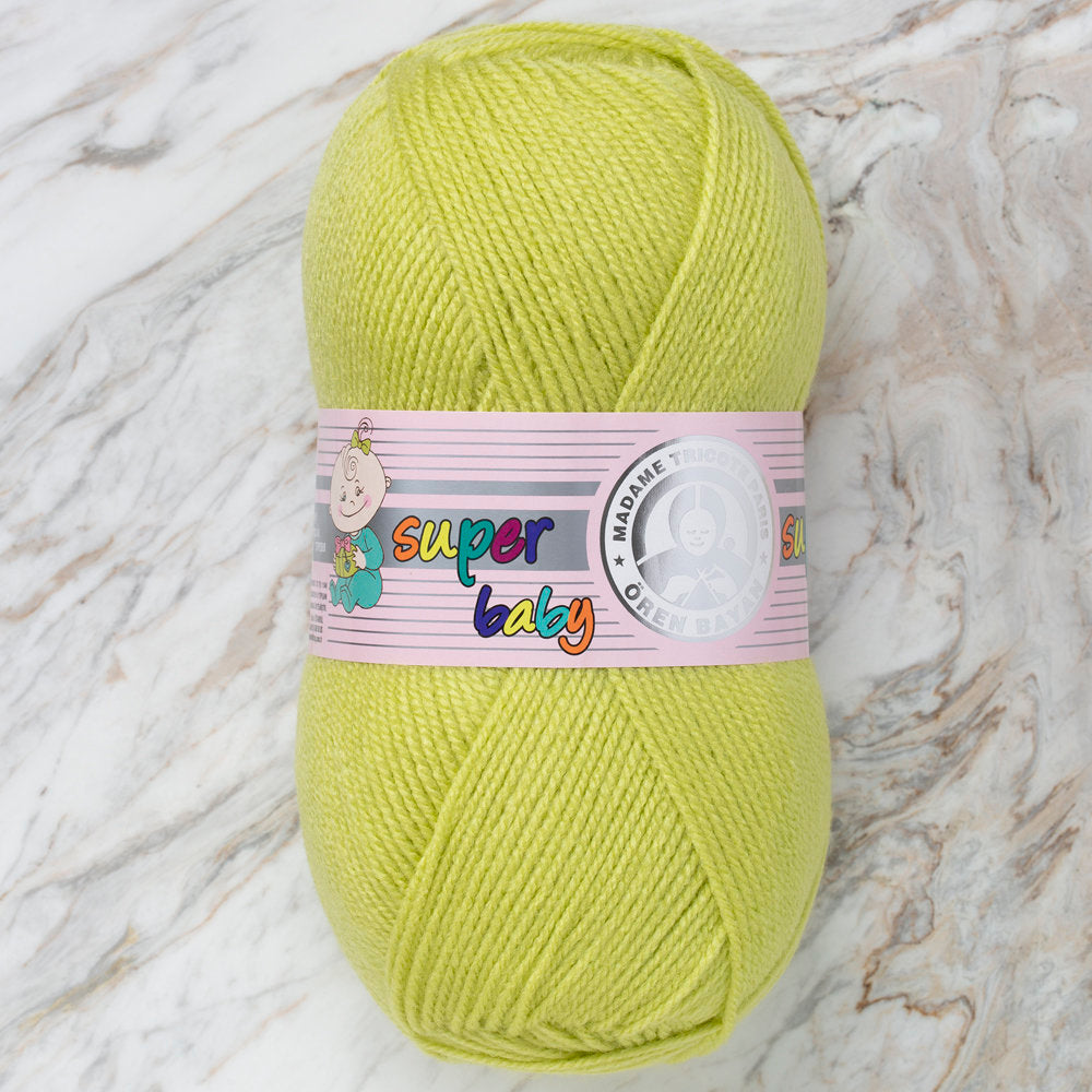 Madame Tricote Paris Super Baby Knitting Yarn, Green - 064