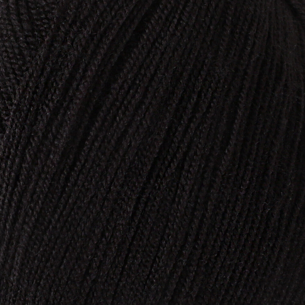 Madame Tricote Paris Kristal Yarn, Black - 999