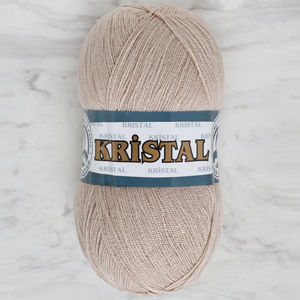 Madame Tricote Paris Kristal Yarn, Light Beige - 130