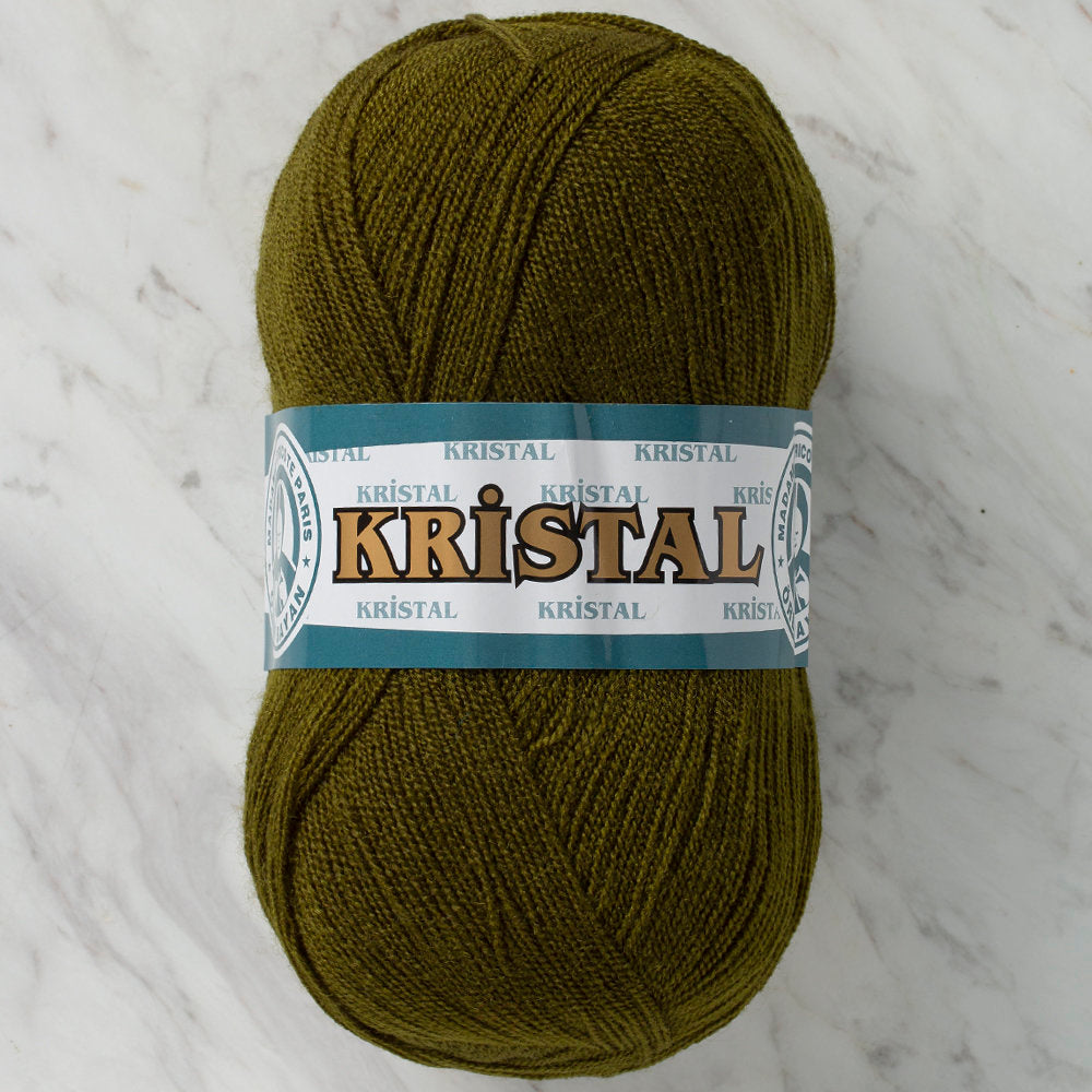 Madame Tricote Paris Kristal Yarn, Dark Green - T077