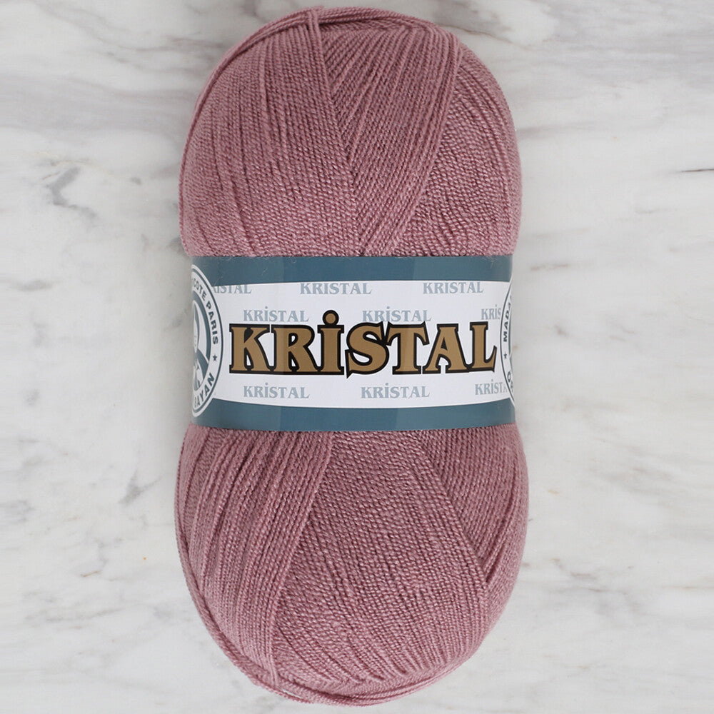 Madame Tricote Paris Kristal Yarn, Dusty Pink -127