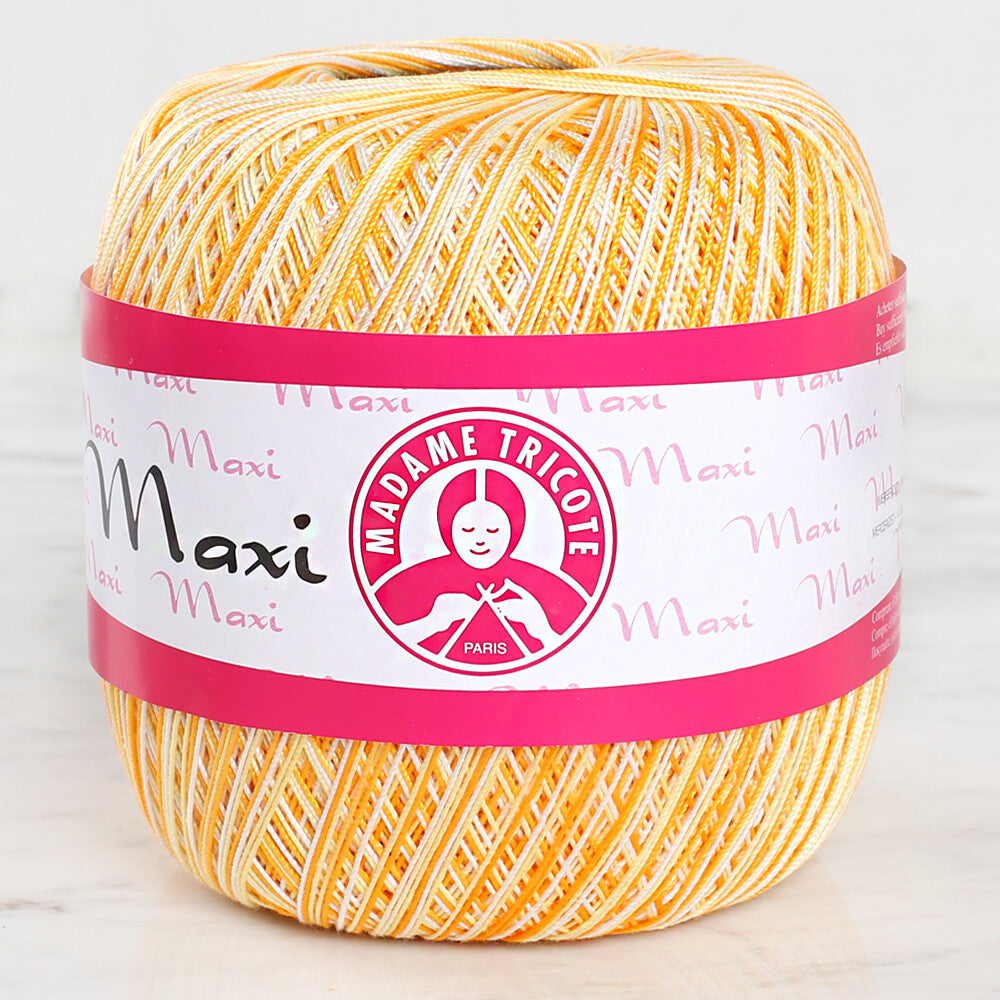 Madame Tricote Paris Maxi 10/3 Lace Thread, Variegated - 6217 - 328