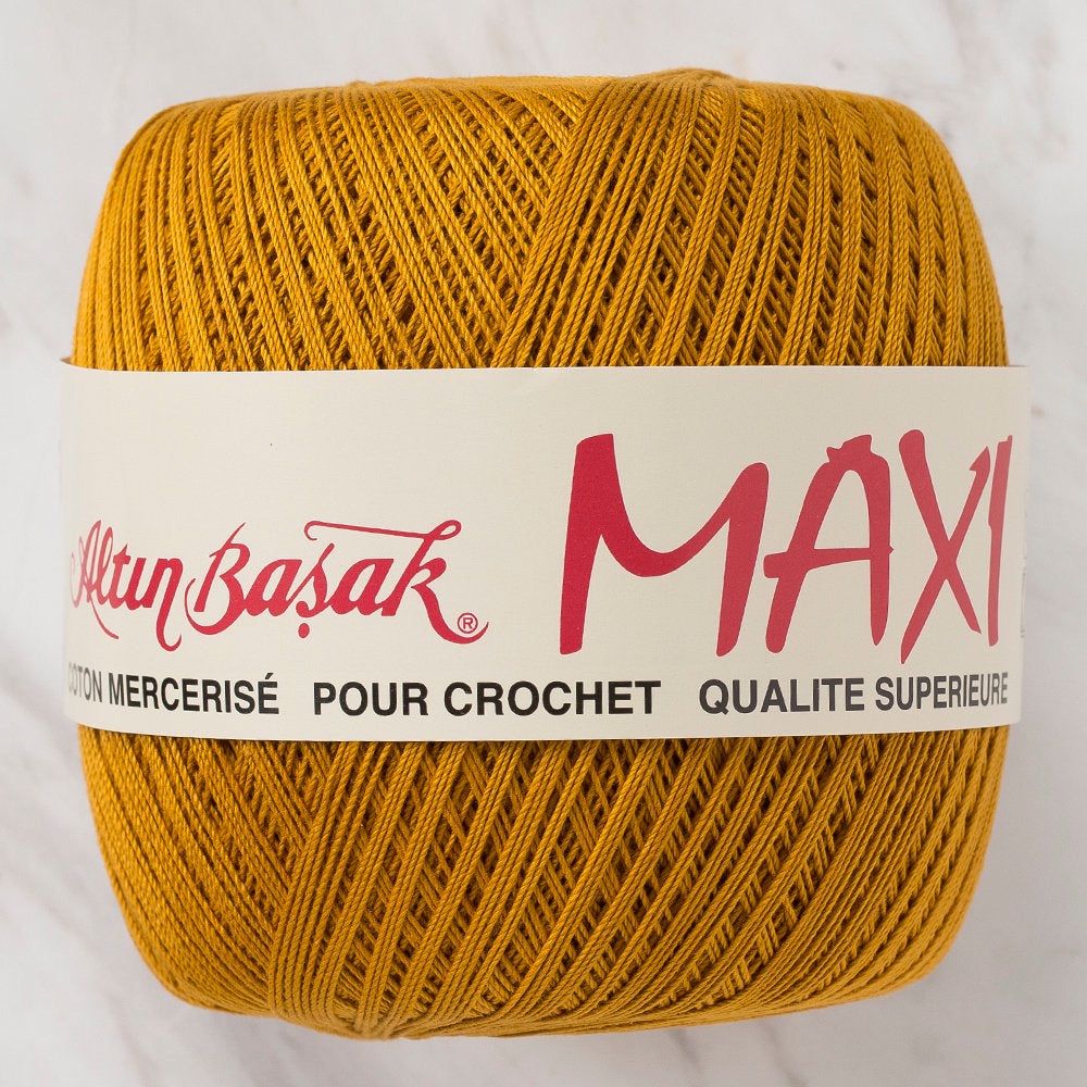 Altinbasak Maxi Lace Making Thread, Mustard Yellow - 340