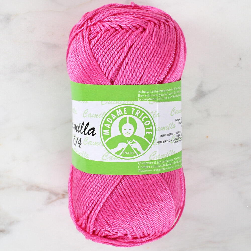 Madame Tricote Paris Camilla 50gr Yarn, Fuchsia - 4947