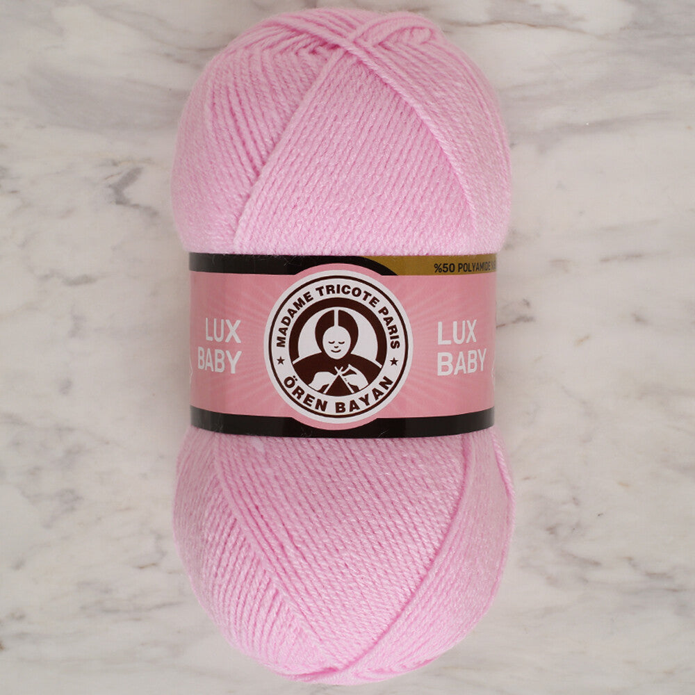 Madame Tricote Paris Lux Baby Knitting Yarn, Pink - 093