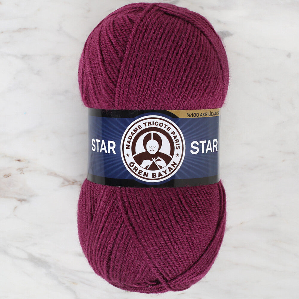 Madame Tricote Paris Star Yarn, Purple - 052