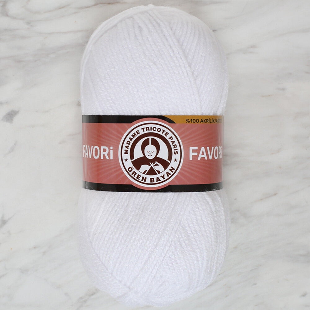 Madame Tricote Paris Favori Knitting Yarn, Off-White - 000