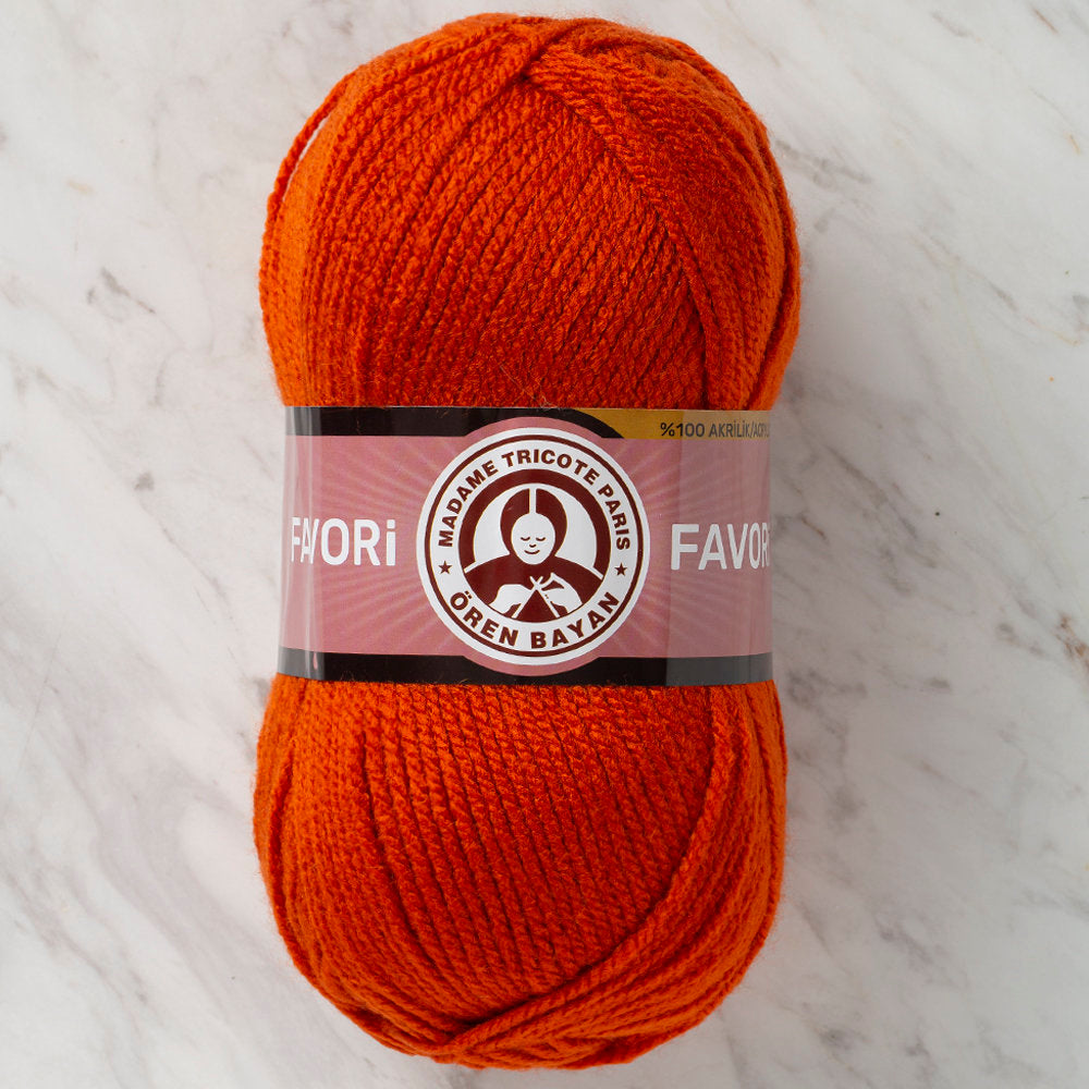 Madame Tricote Paris Favori Knitting Yarn, Brick - 107