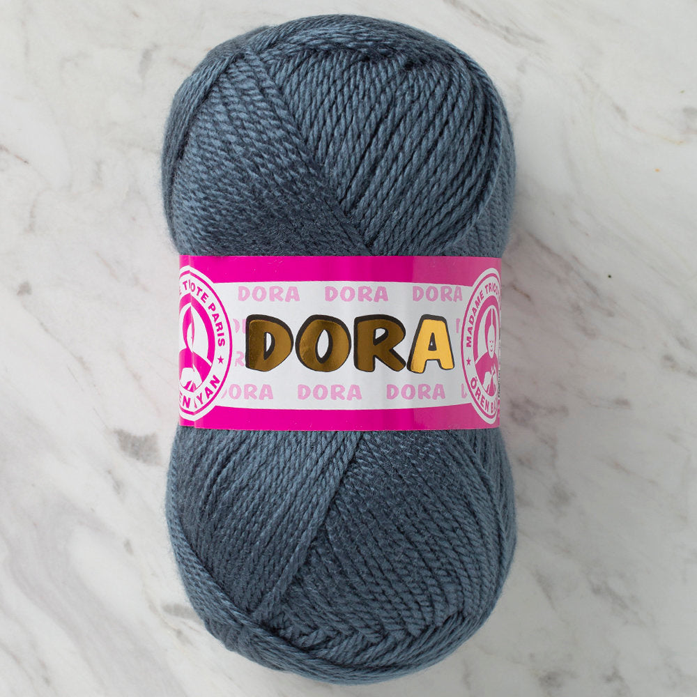 Madame Tricote Paris Dora Yarn, Petrol Blue - 018