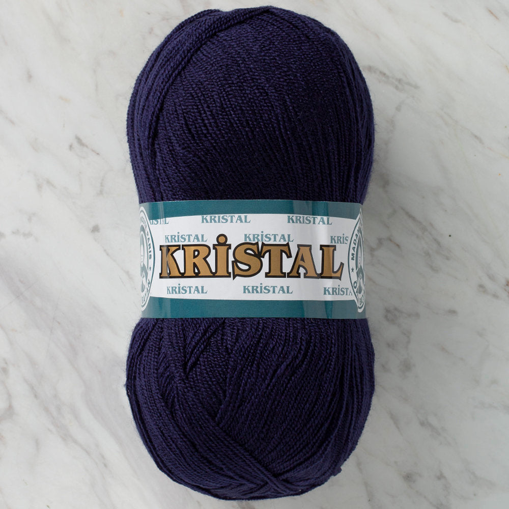 Madame Tricote Paris Kristal Yarn, Navy - 019