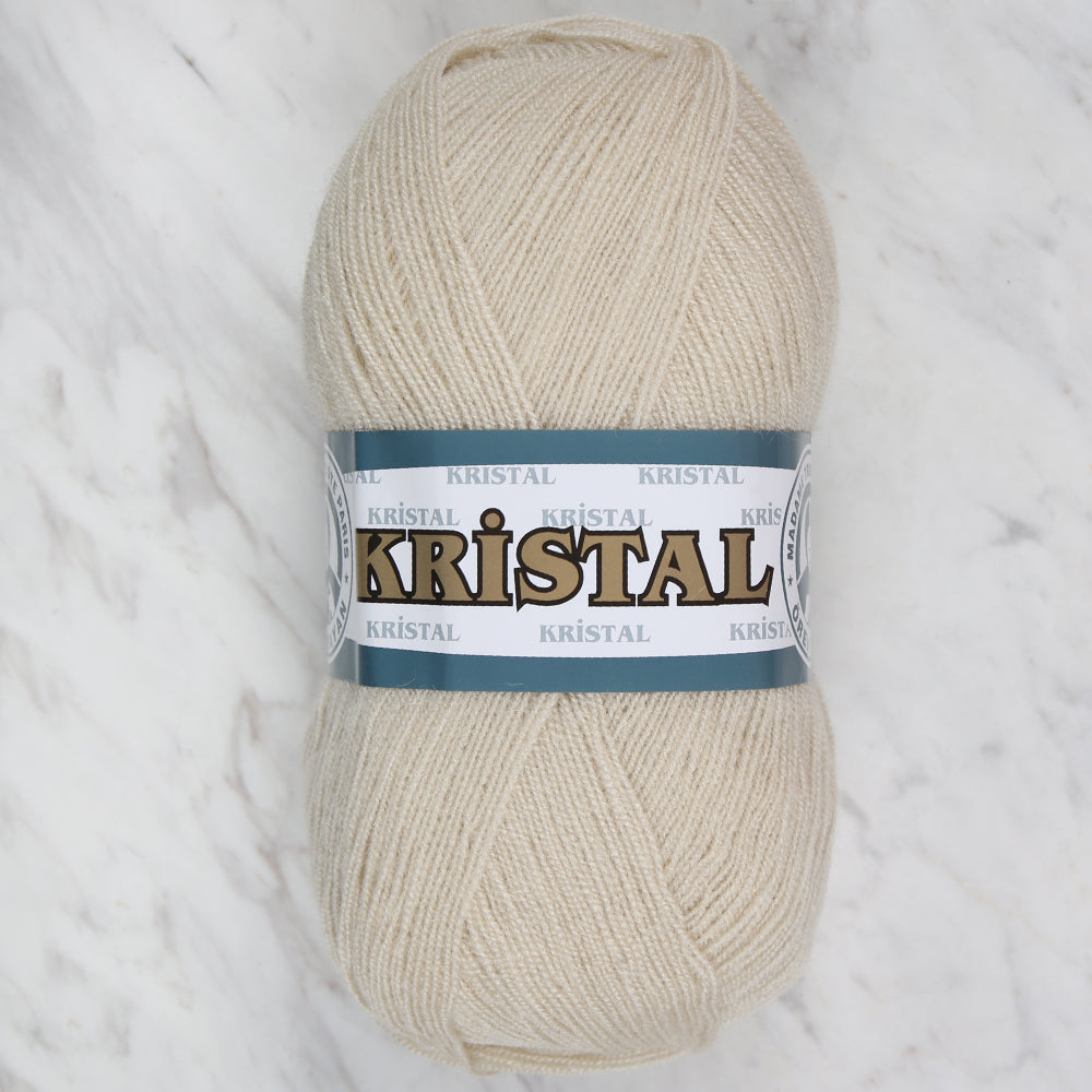 Madame Tricote Paris Kristal Yarn,Light Beige - T078