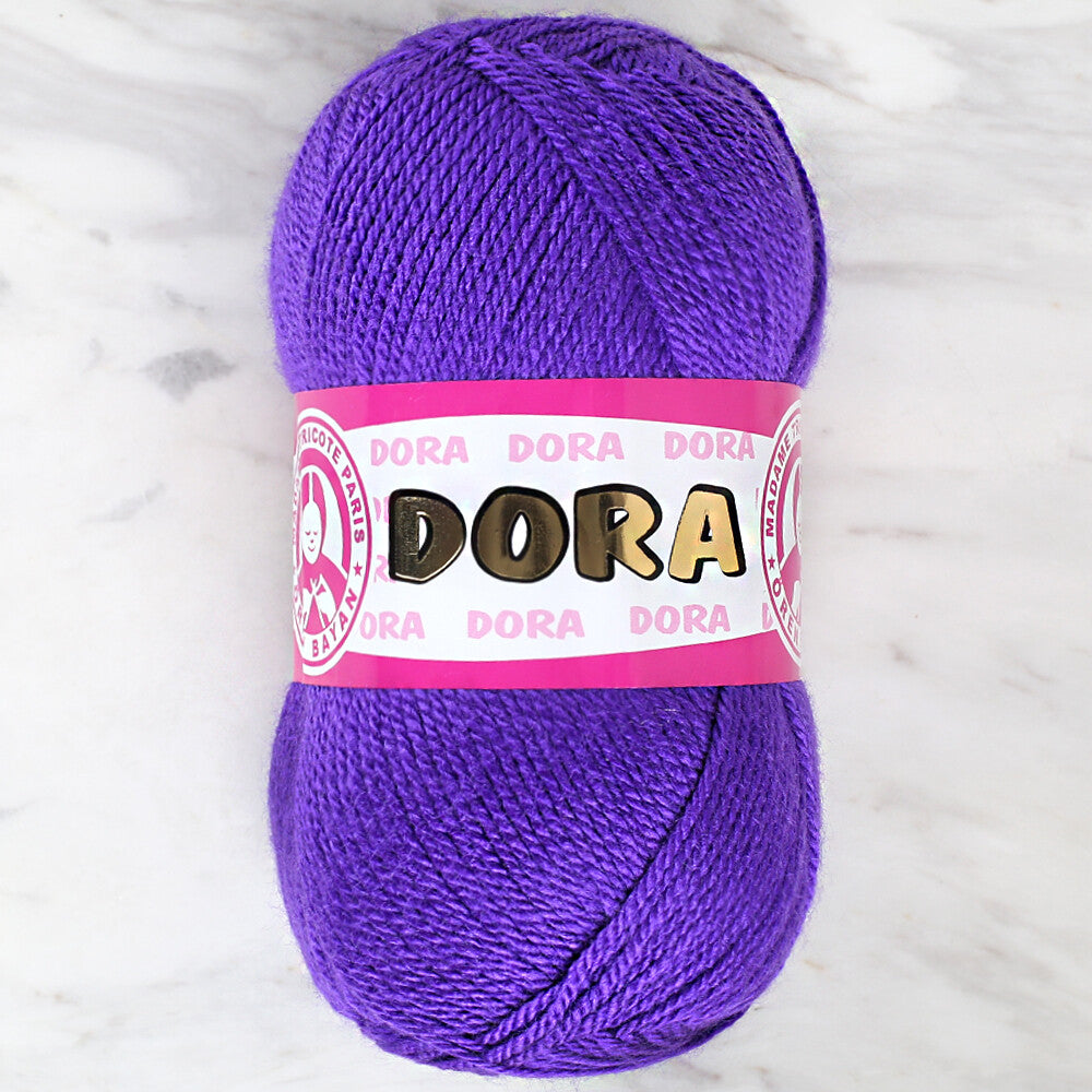 Madame Tricote Paris Dora Yarn, Dark Purple - 220