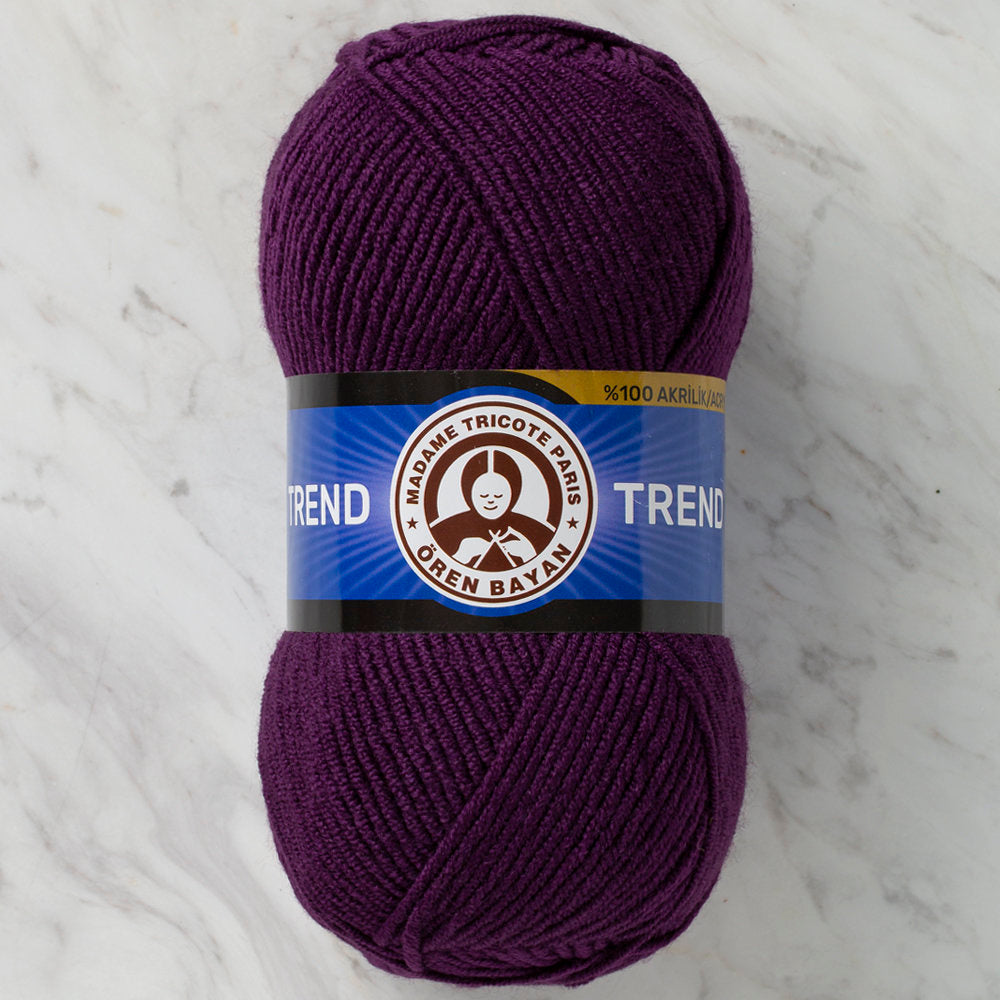 Madame Tricote Paris Trend Yarn, Purple - 060