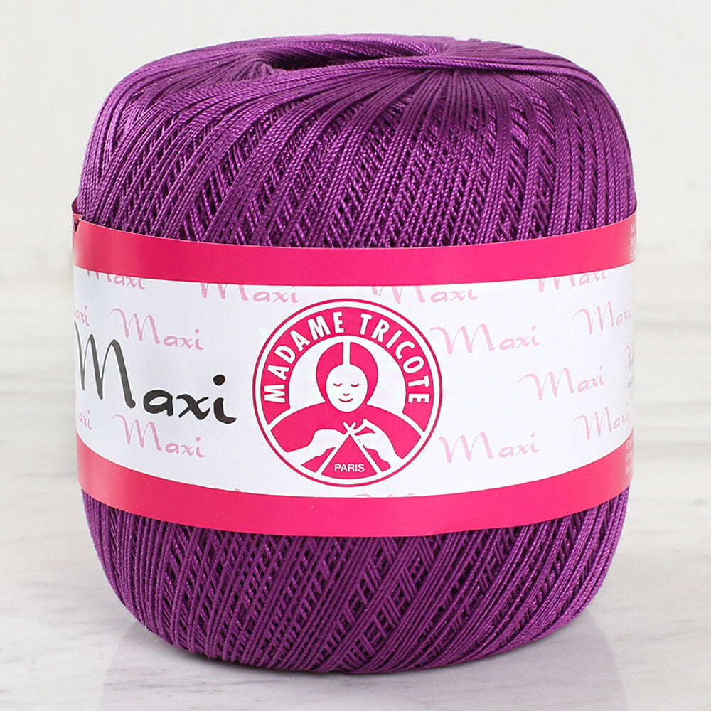 Madame Tricote Paris Maxi 10/3 Lace Thread, Purple - 4937- 328