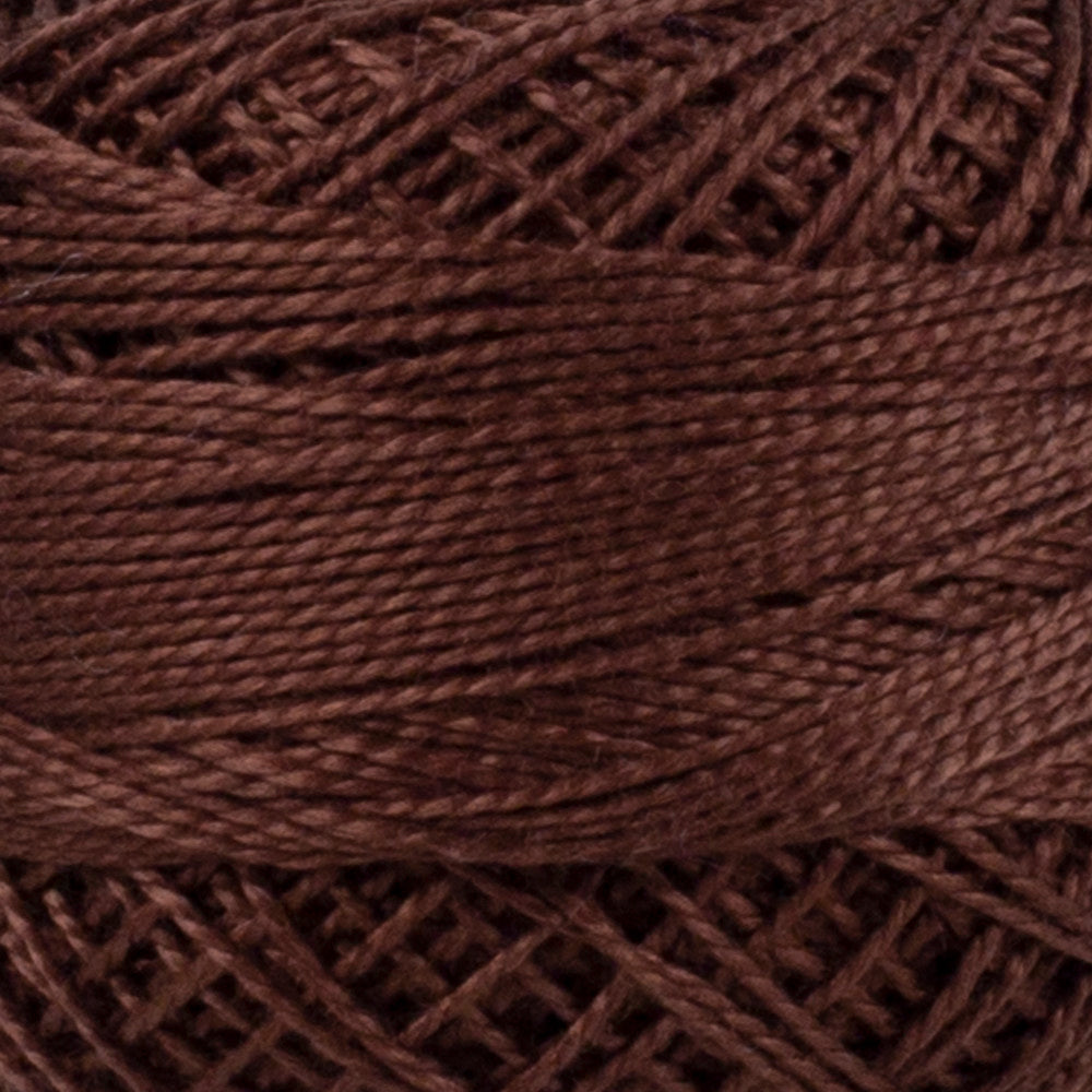 Madame Tricote Paris Koton Perle No: 8 Embroidery Thread, Dark Brown - 117