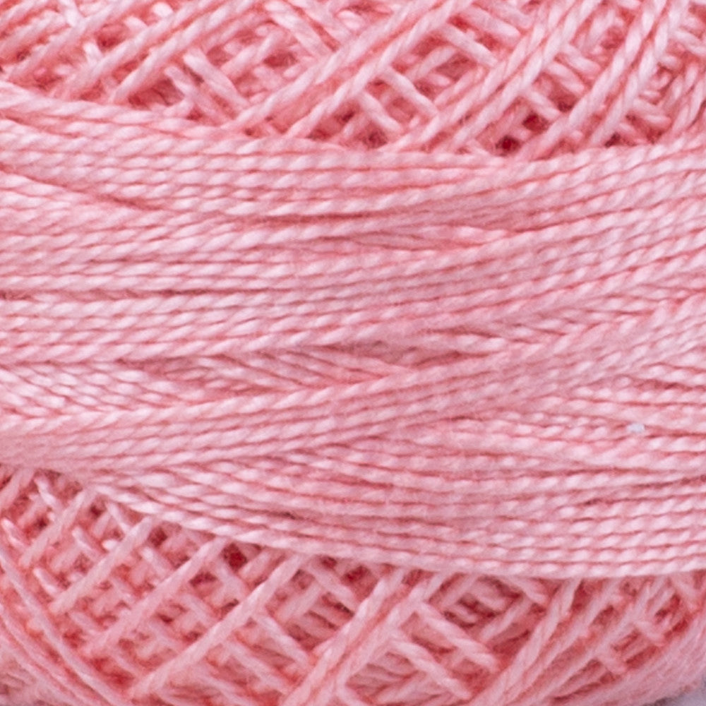 Madame Tricote Paris Koton Perle No: 8 Embroidery Thread, Pinkish Orange - 0511