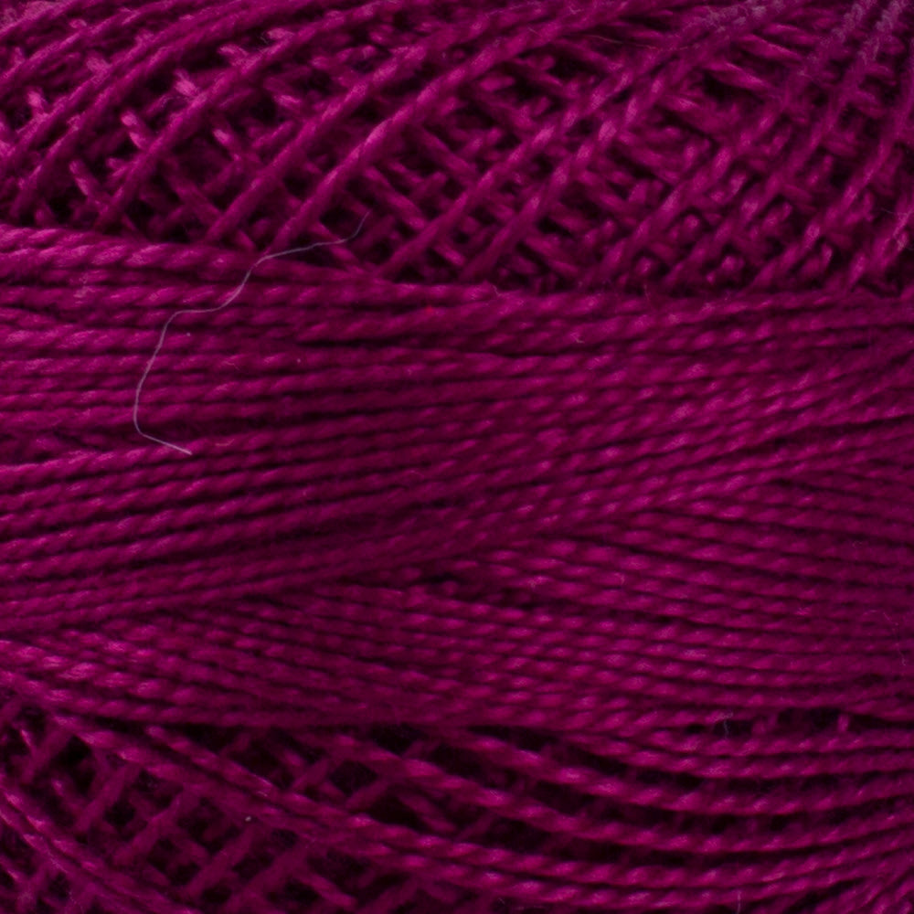 Madame Tricote Paris Koton Perle No: 8 Embroidery Thread, Plum - 4952