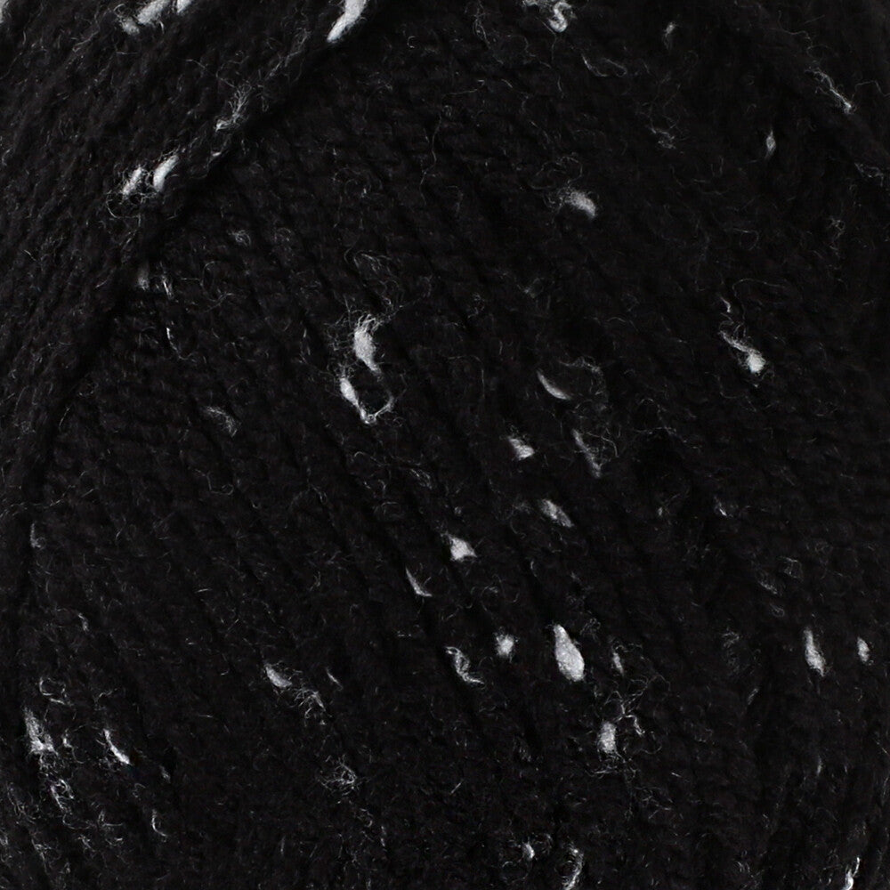 Madame Tricote Paris Favori Tweed Yarn, Black - 999D