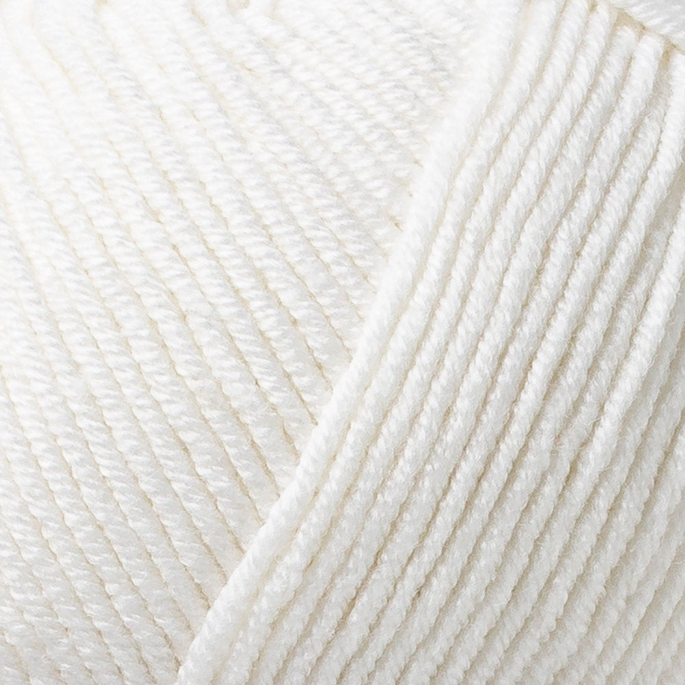 Madame Tricote Paris Madame Cotton Yarn, White - 000