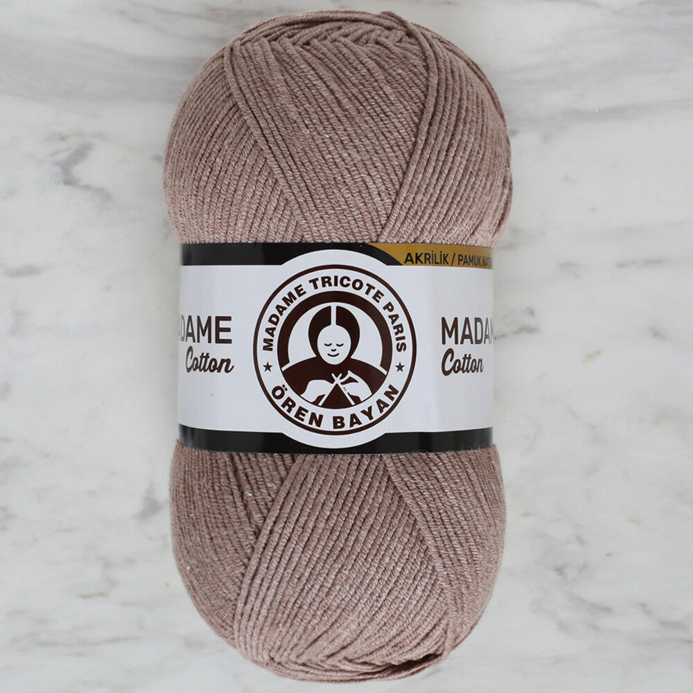 Madame Tricote Paris Madame Cotton Yarn, Beige - 057