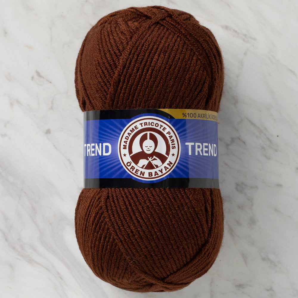 Madame Tricote Paris Trend Yarn, Brown - 083