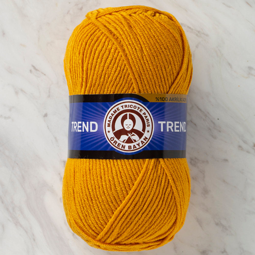 Madame Tricote Paris Trend Yarn, Mustard Yellow - 115