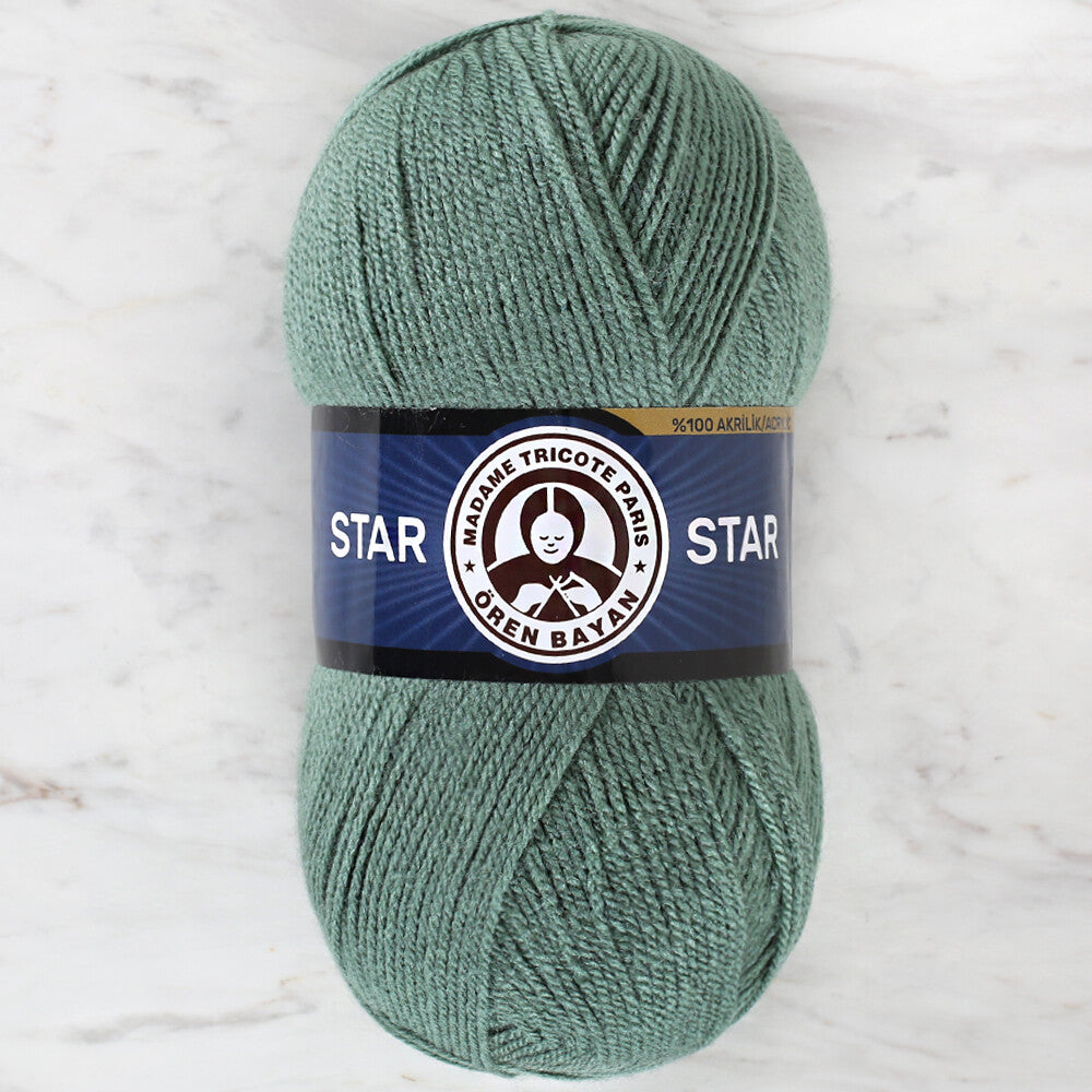 Madame Tricote Paris Star Yarn, Green - 132