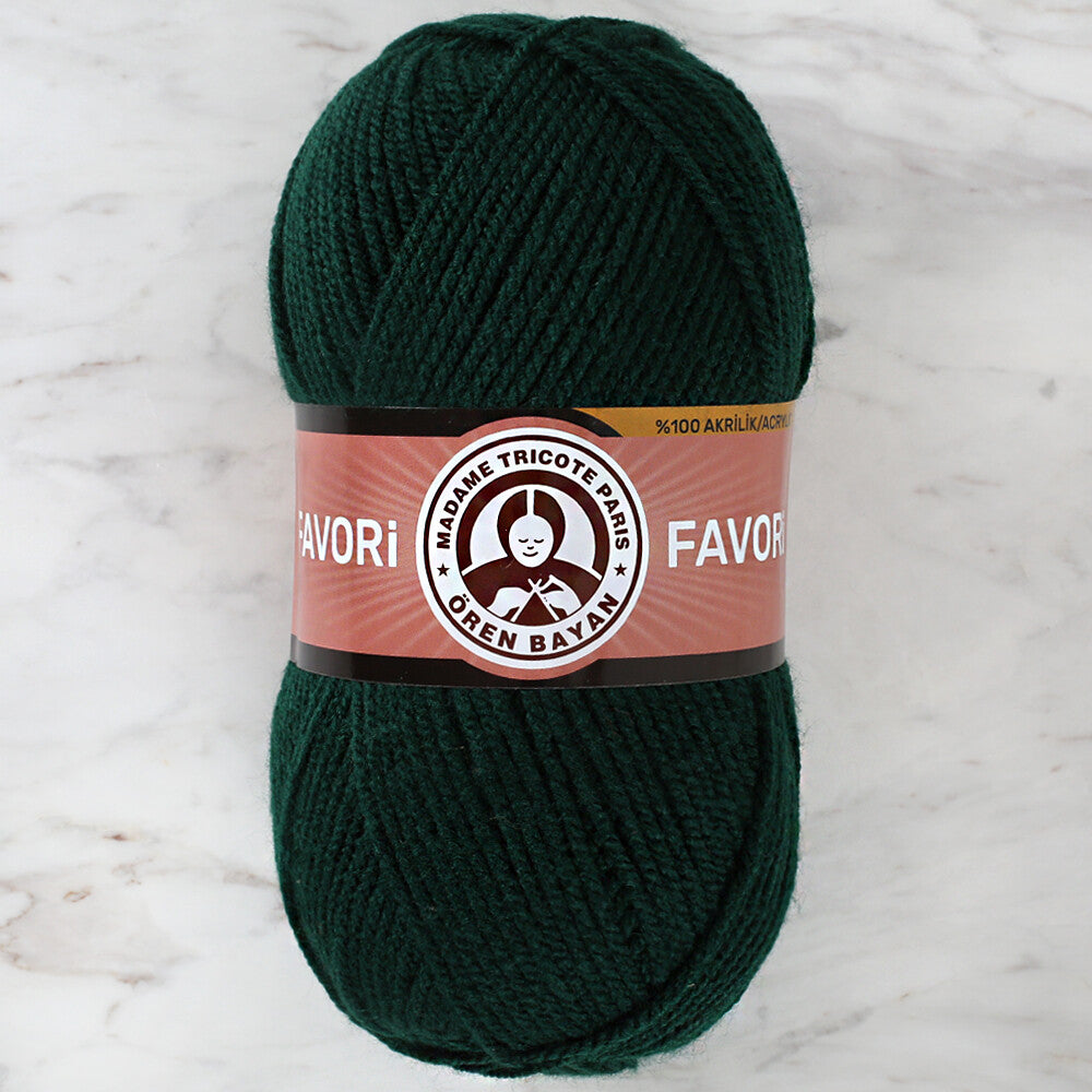 Madame Tricote Paris Favori Yarn, Dark Green - 088