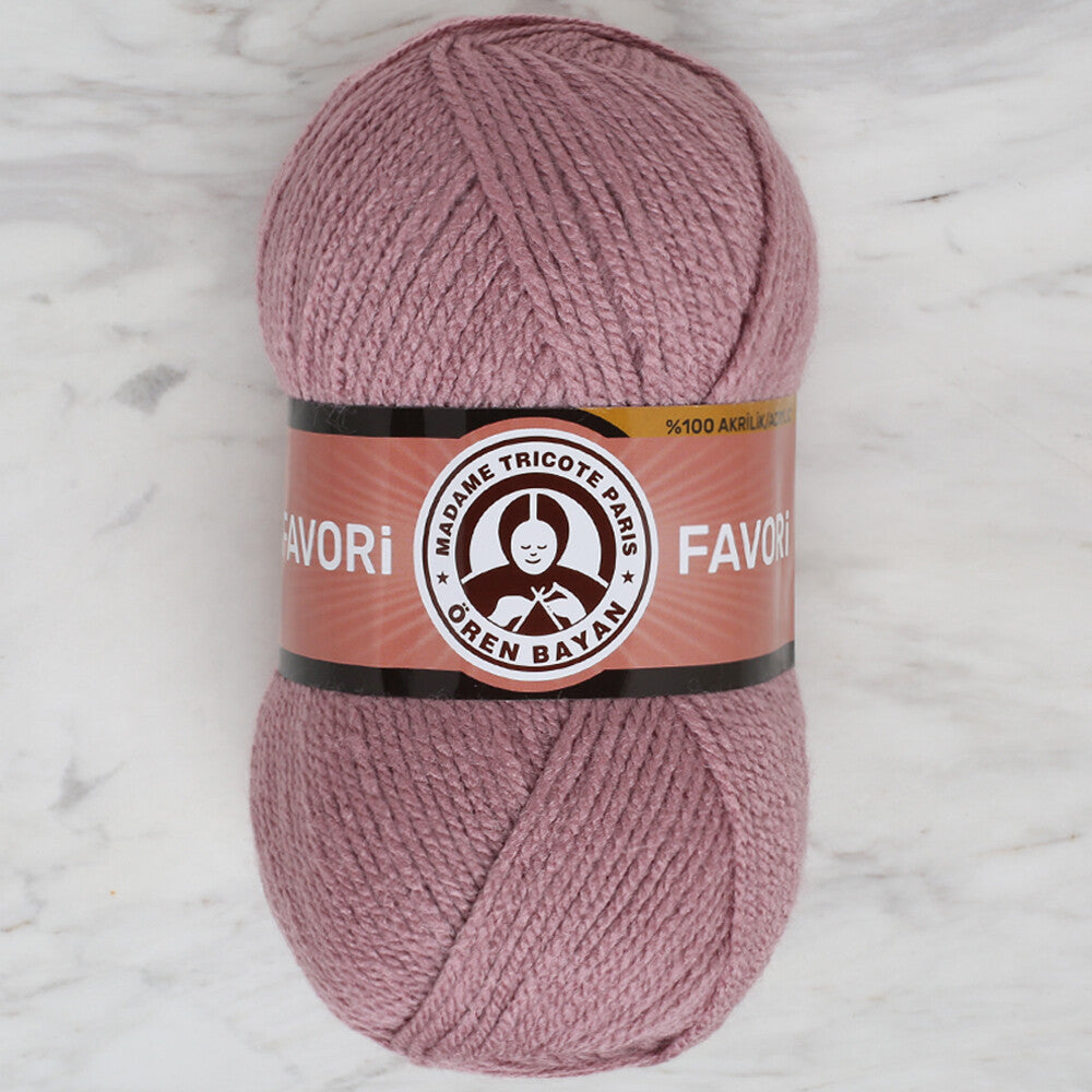 Madame Tricote Paris Favori Knitting Yarn, Dusty Pink - 127