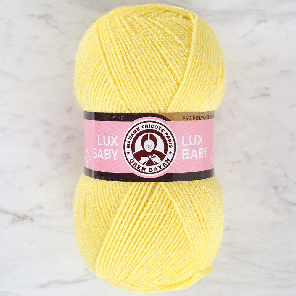 Madame Tricote Paris Lux Baby Yarn, Yellow - 028